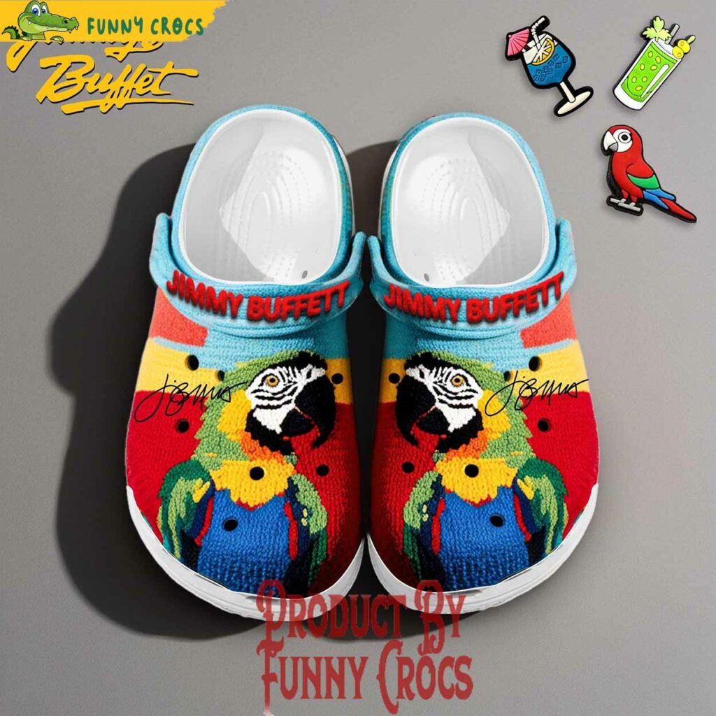 Jimmy Buffett Knit Effect Christmas Crocs Shoes