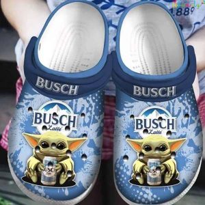 Baby Yoda Hug Busch Latte Beer Yoda Crocs