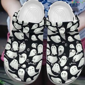 Cute Boo Ghost Crocs Halloween