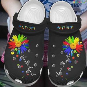 Daisy Flower Choose Kind Puzzle Pieces Crocs