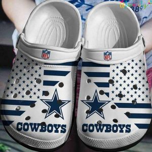 Dallas Cowboys USA Flag 4th of July Patriot Crocs