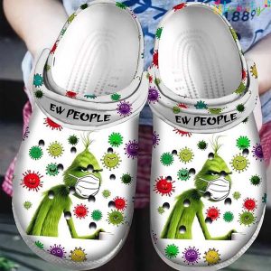 Ew People The Grinch Christmas Crocs