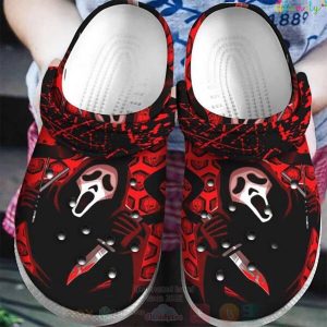 Ghostface The Scream Halloween Horror Crocs