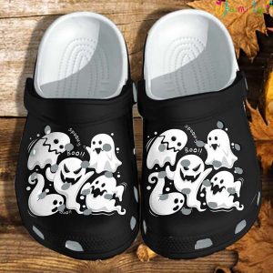 Creepy Ghost Kawaii Crocs Halloween