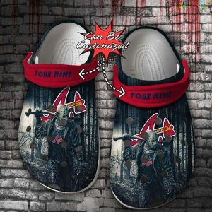 Personalized Friday the 13th Jason Crocs, Atlanta Braves Gifts