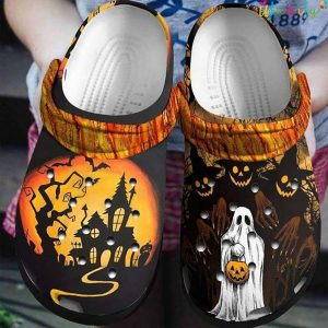 Ghost Pumpkin Crocs Halloween