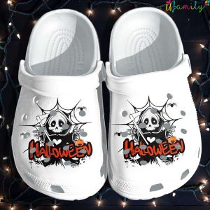 Ghost Web Crocs Halloween