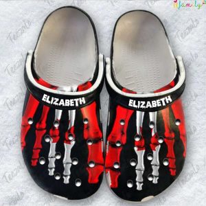 Personalized Foot Bones Crocs Halloween