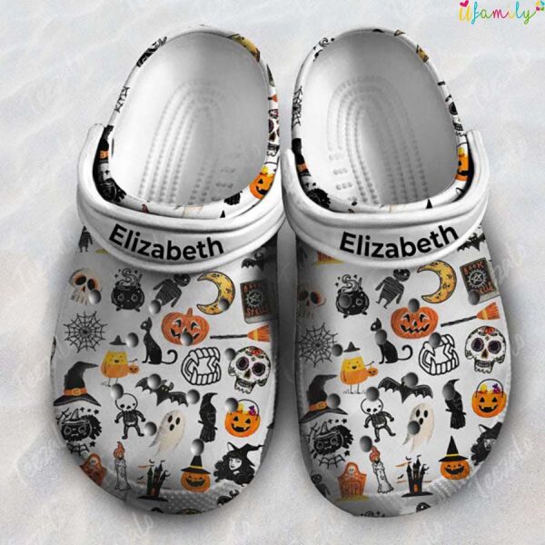 Personalized Happy Pattern Crocs Halloween