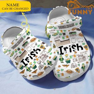 Custom Name Irish Crocs 1 1