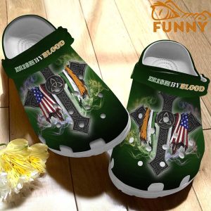 Irish By Blood American By Birth Crocs