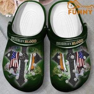 Irish By Blood American By Birth Crocs