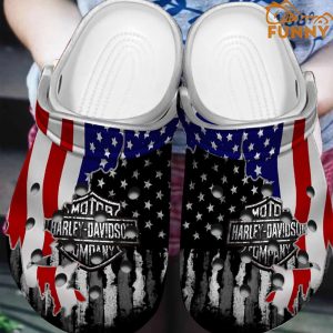 American Bike Flag Crocs