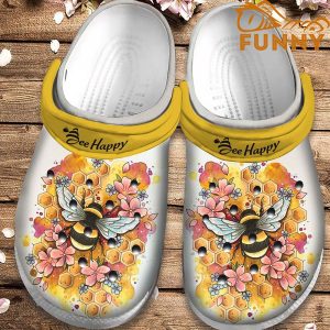 Bee Happy Crocs Classic Clog