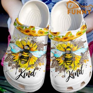 Bee Kind Sunflower Crocs