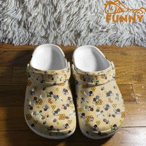 Bee Pattern Crocs