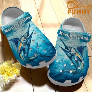 Blue Ocean Marlin Fishing Crocs