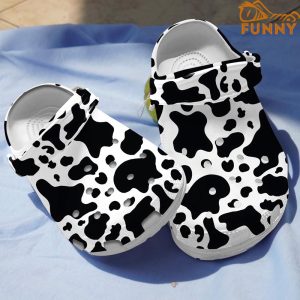 Brown Cow Crocs Clog Shoes