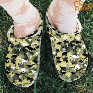 Camo Dinosaur Crocs