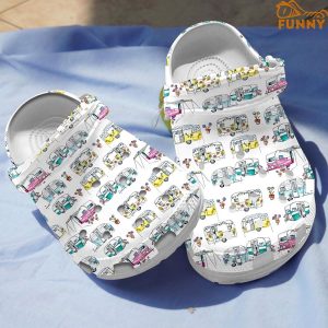 Camper Colorful Car Crocs Crocband Shoes