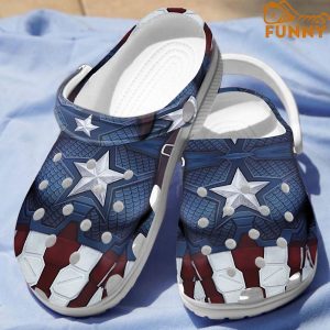 Captain America Crocs By Funny Crocs