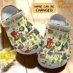 Custom How The Grinch Stole Christmas Crocs 2