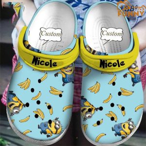 Custom Minions Banana Crocs