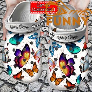 Customized Butterfly Lovers Crocs Classic Clog 1