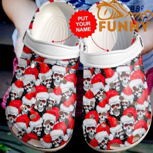 Customized Christmas Skull Crocs