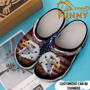 Customized Eagle America Veteran Crocs