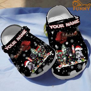 Customized Star Wars Christmas Crocs