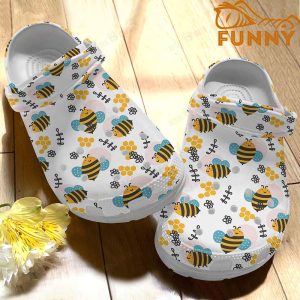 Cute Bumblebee Yellow Crocs