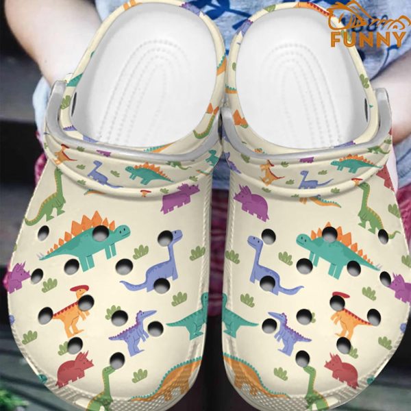 Cute Cartoon Dinosaur Crocs