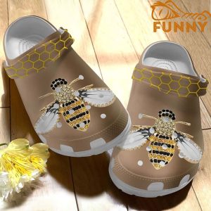 Diamond Bee Crocs