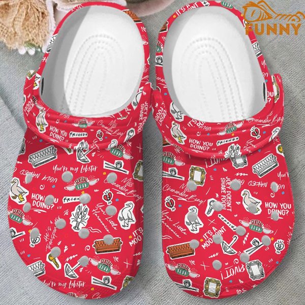 Friends Lobster Red Crocs