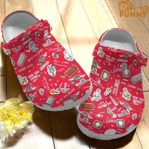 Friends Lobster Red Crocs 3