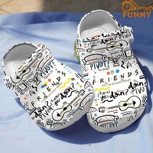 Friends Pattern Insulated Crocs 1