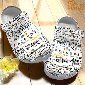 Friends Pattern Insulated Crocs 2