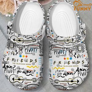 Friends Pattern Insulated Crocs 3