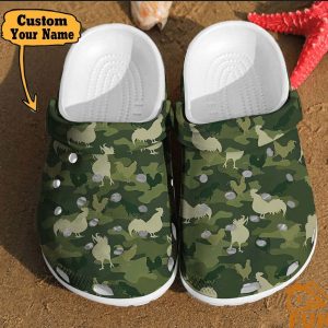 Funny Camo Chicken Animals Crocs Classic Clog