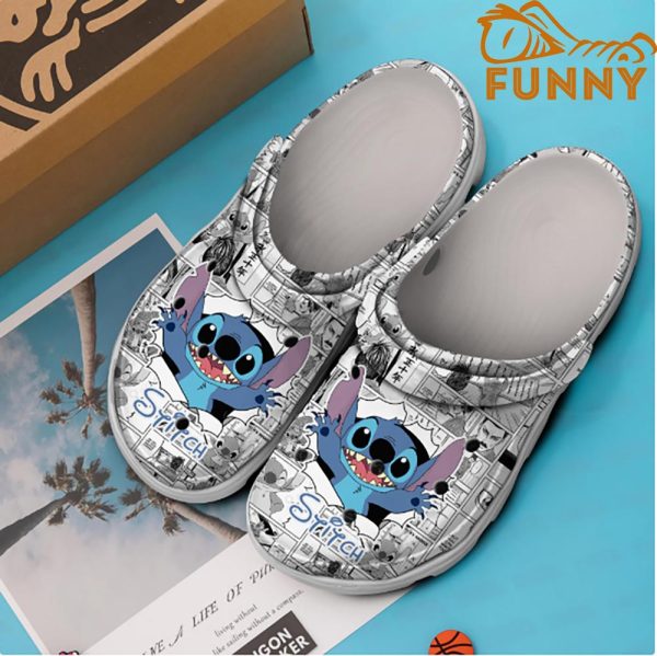 Funny Stich Disney Crocs