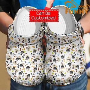 Golden Retriever Pattern Crocs Classic Clog