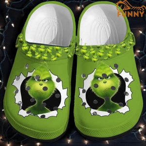 Green Grinch Classic Christmas Crocs