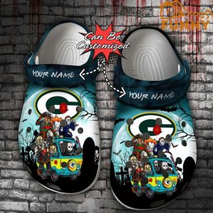 Personalized Green Bay Packers Crocs, Horror Crocs