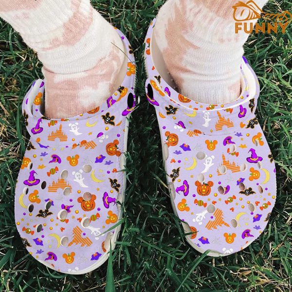 Halloween Light Purple Disney Crocs