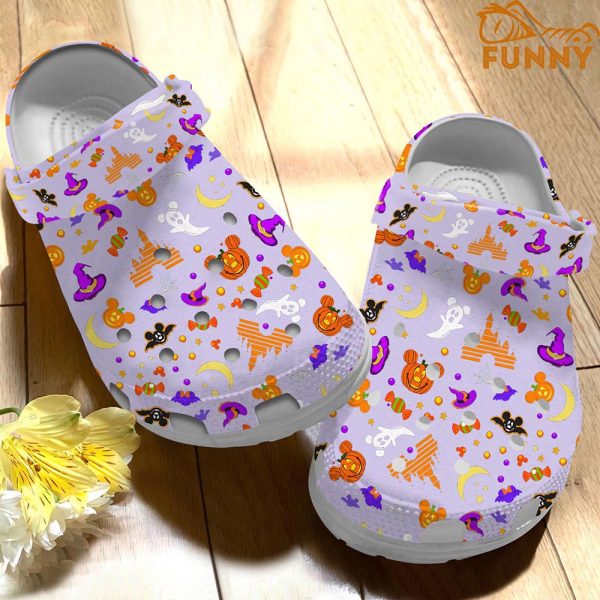 Halloween Light Purple Disney Crocs