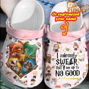 Personalized Harry Potter Crocs Halloween, I Solemnly Swear That I Am Up No Good