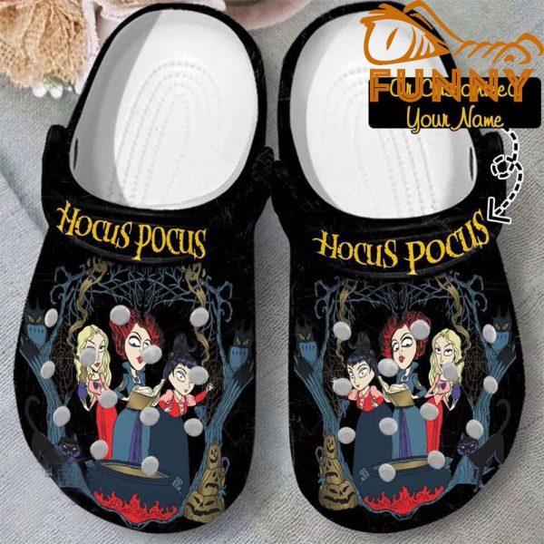 Personalized Hocus Pocus Characters Crocs Halloween