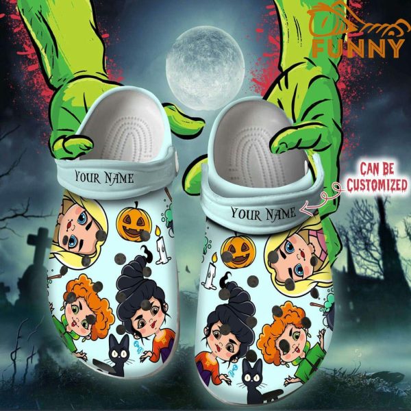 Personalized Hocus Pocus Girls Crocs Halloween