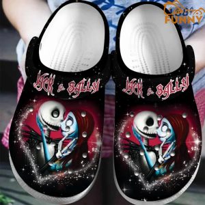 Jack And Sally Couple Christmas Crocs